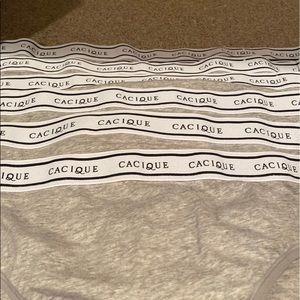 6 pair NWOT, Cacique, hipster panties size 22/24